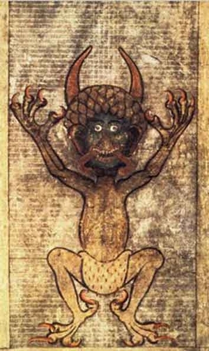Fiaba 8 - Una candela al diavolo (Cini pu is èkame i' chari o demoni) diavolo