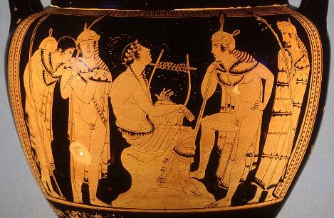 L’origine del griko e lo spazio linguistico italoromanzo. Un secolo di dibattiti vaso greco