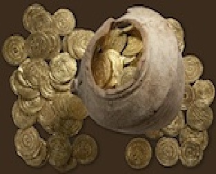 Fiaba 21 - La tana con le monete d'oro  (O kunto tis furtuna) tesoro4