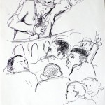 "Sono il vostro Luigi"   (“Ime o Loìcissa”)  -  Comizio del 1951 disegno comizio