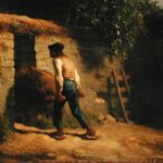 Il povero contadino (O attechò chorikòs) Jean-François+Millet+-+Peasant+with+a+Wheelbarrow+