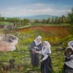 I tre figliuoli  (Ta tria pedàcia) pozzo contadine